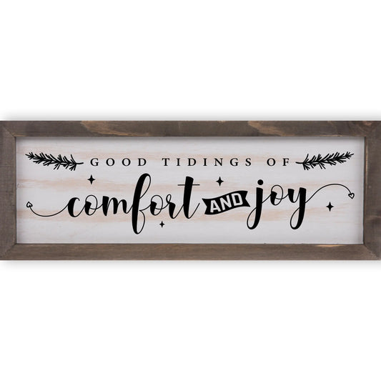 Copy of For Unto Us a Child is Born Rustic Whitewashed Wood Frame Sign | 5.5" x 15" Farmhouse Decor | Christmas Wood Decor | Isaiah 9:6 amazingfaithdesigns