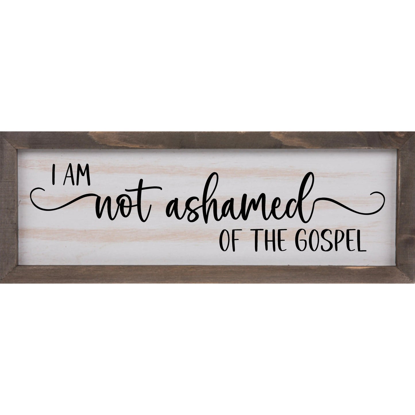 Copy of Love One Another Rustic Whitewash Wood Frame Scripture Sign | John 13:34 amazingfaithdesigns