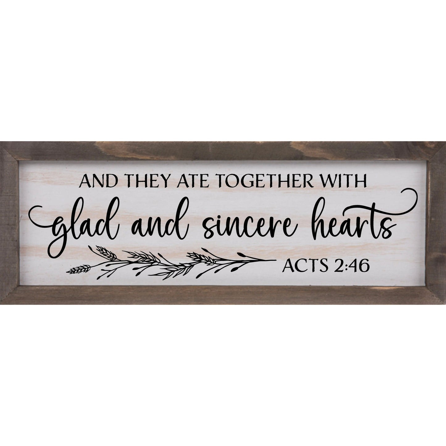 Copy of Not Ashamed Rustic Whitewash Wood Frame Scripture Sign | Romans 1:16 amazingfaithdesigns