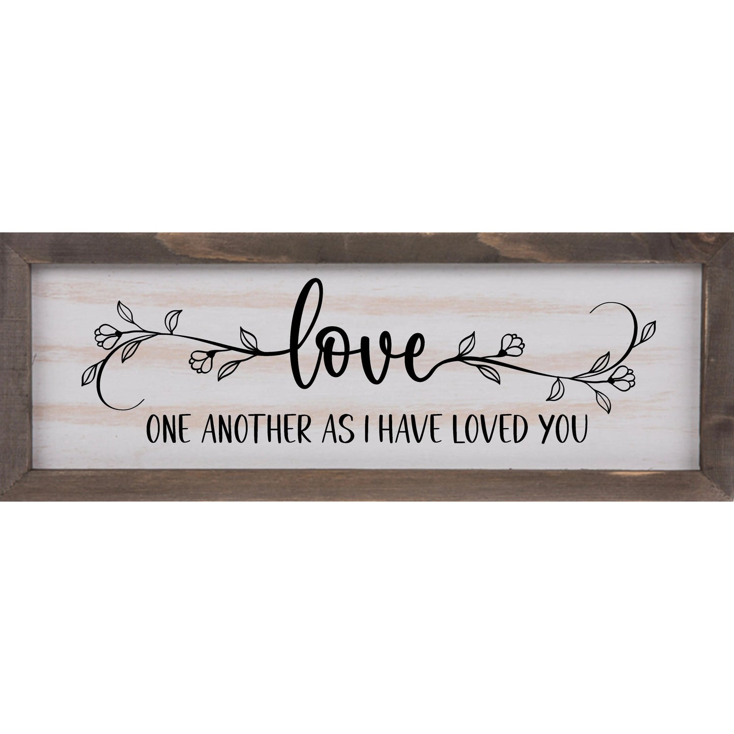 Copy of With God All Things Are Possible Rustic Whitewash Wood Frame Scripture Sign | Matthew 19:26 amazingfaithdesigns