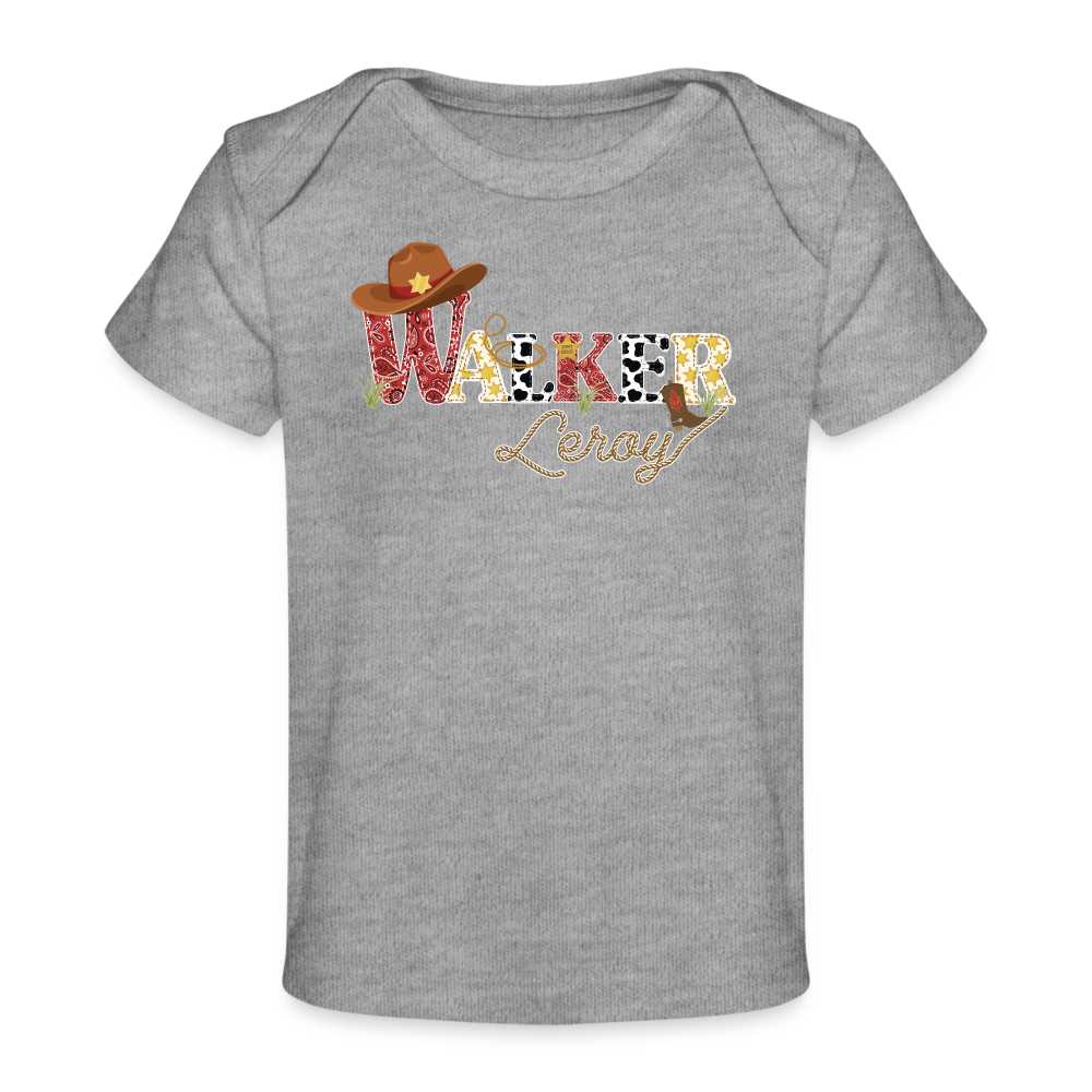 Cowboy Personalized Organic Baby T-Shirt SPOD