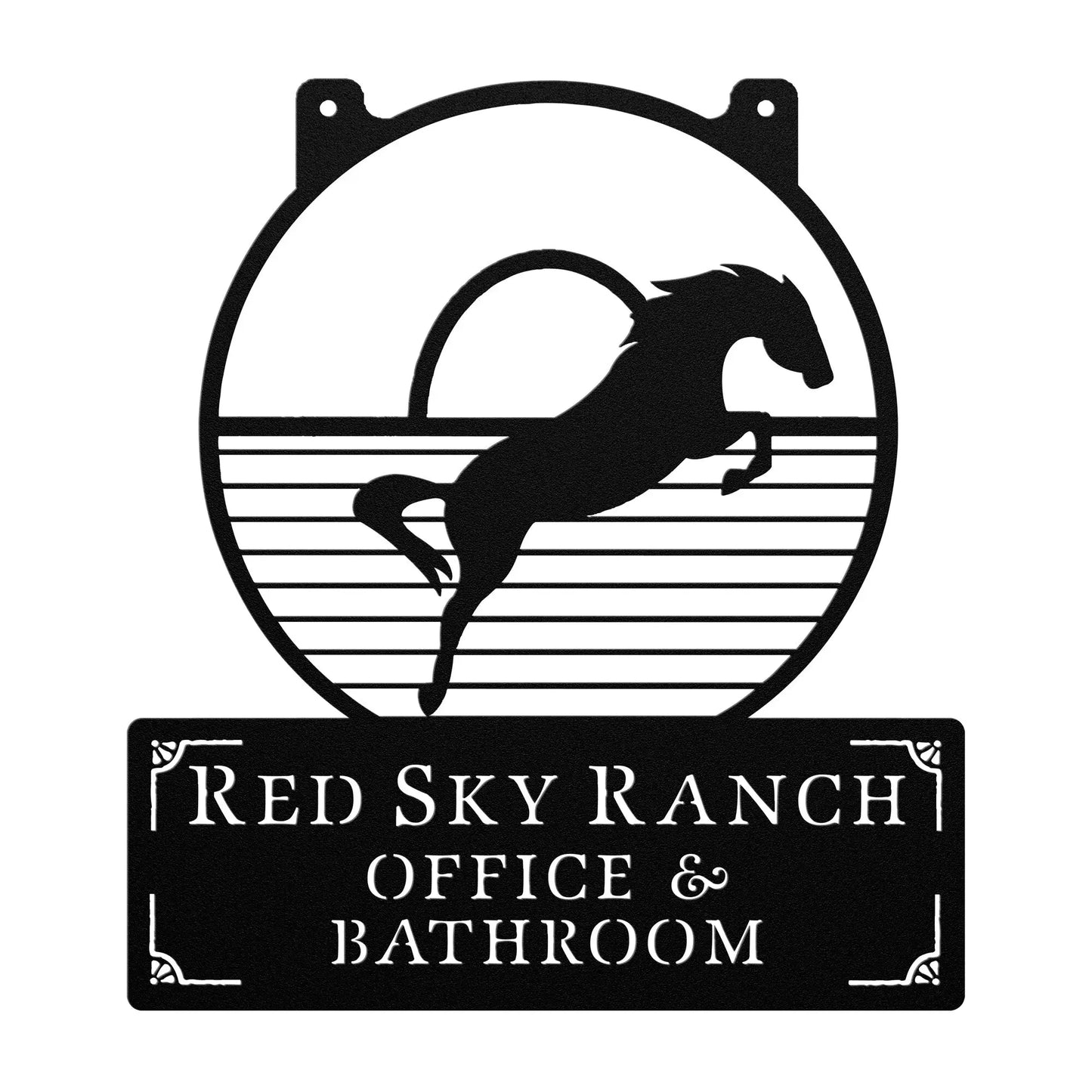 Custom Logo Metal Sign - Custom Sign, Business Sign, Farm Sign teelaunch