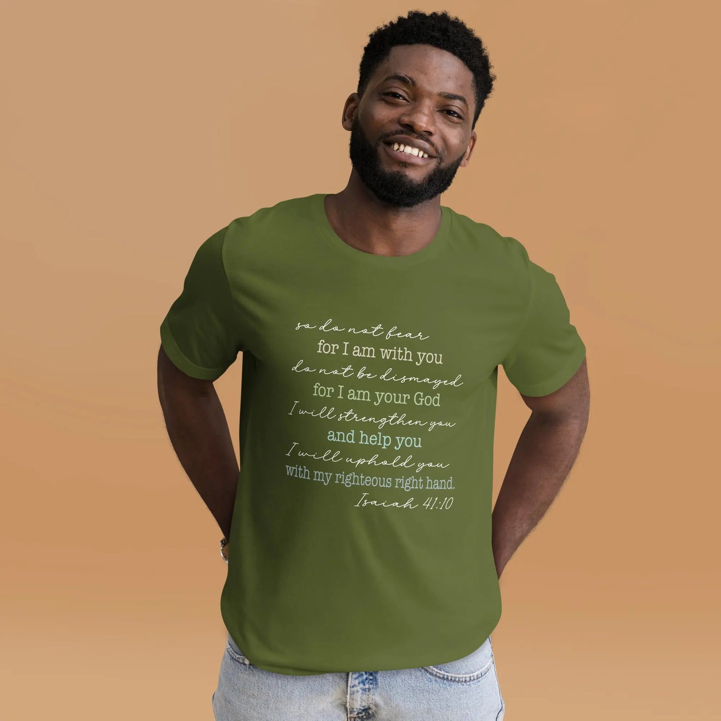 Do Not Fear Scripture Unisex t-shirt | Isaiah 41:10 Amazing Faith Designs