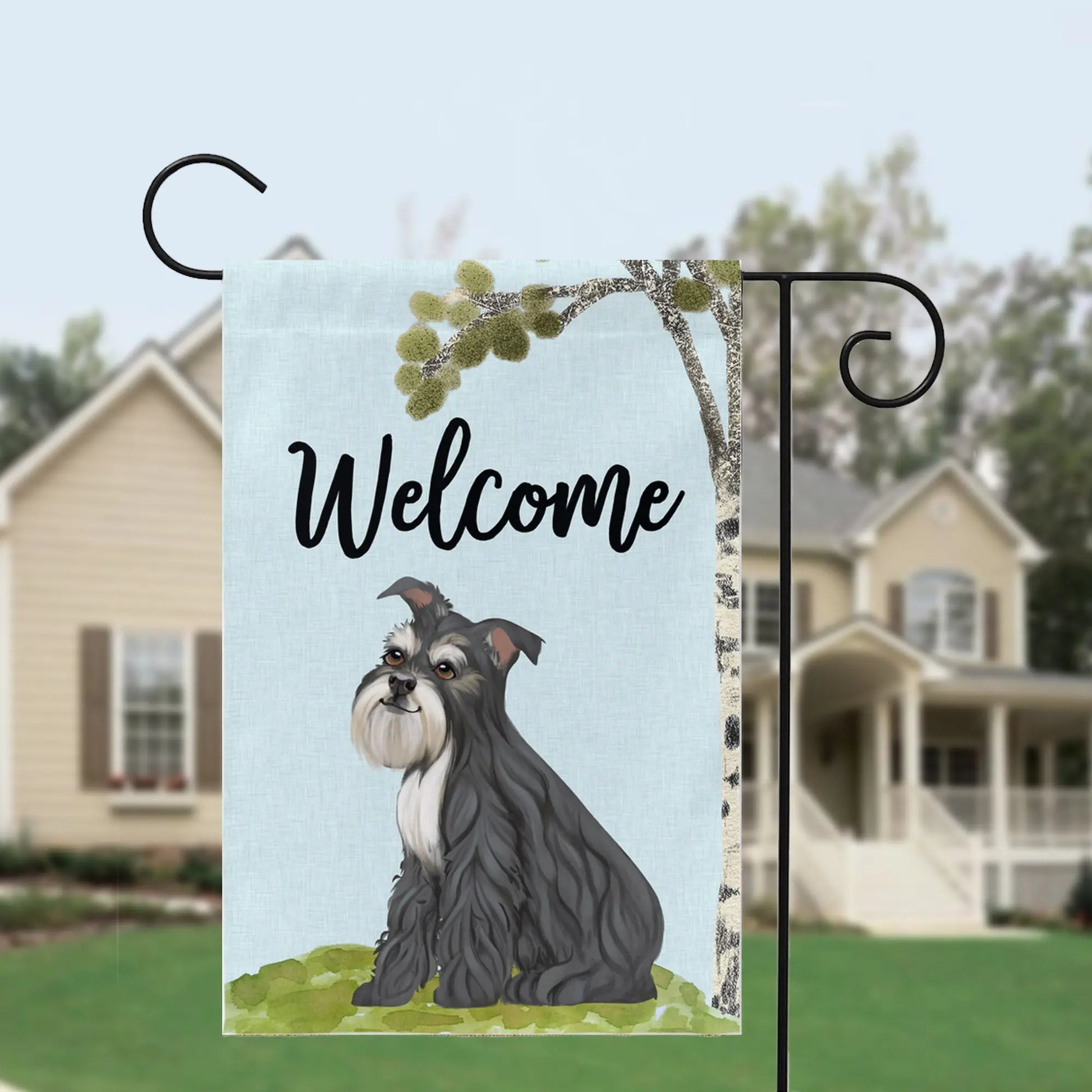 Dog Breed Garden Flag, Choose from 24 dogs Amazing Faith Designs