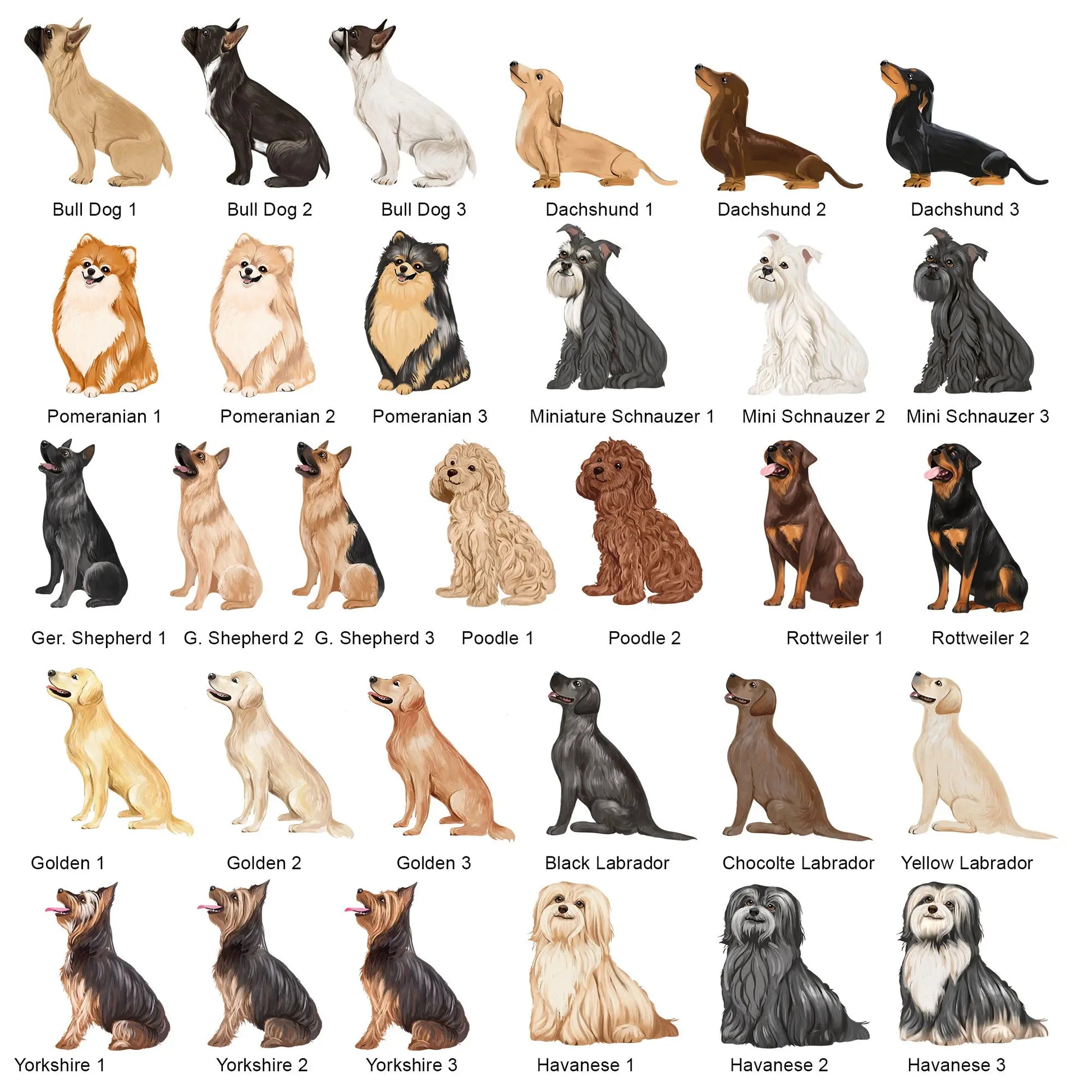 Dog Breed Garden Flag, Choose from 24 dogs Amazing Faith Designs