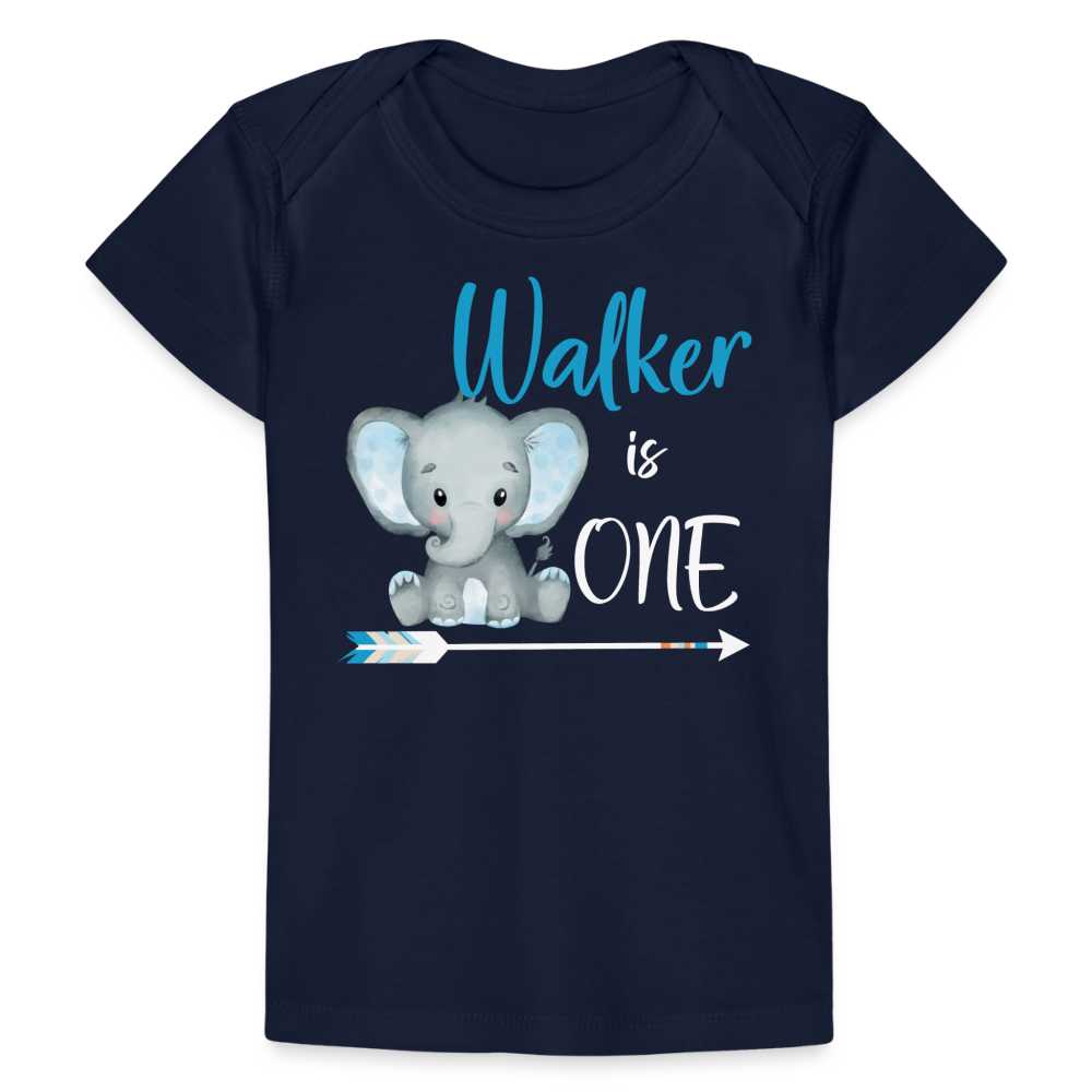 Elephant Personalized Organic Baby T-Shirt SPOD