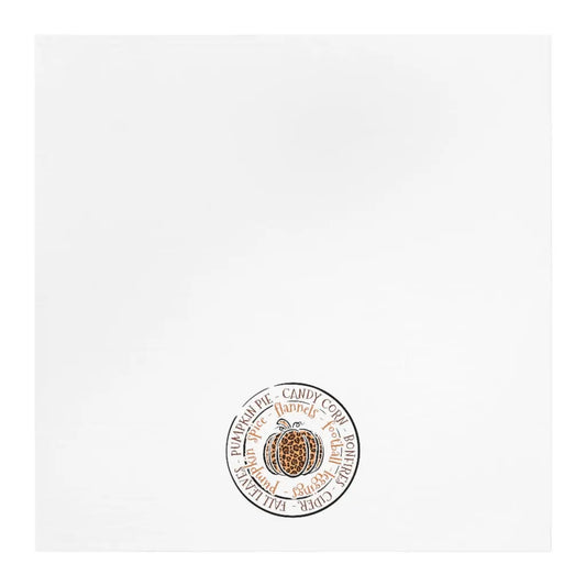 Fall List Tea Towel, Fall Kitchen Towel, October, Halloween, Pumpkin Dish Towel, Cute Autumn Kitchen Towel Printify