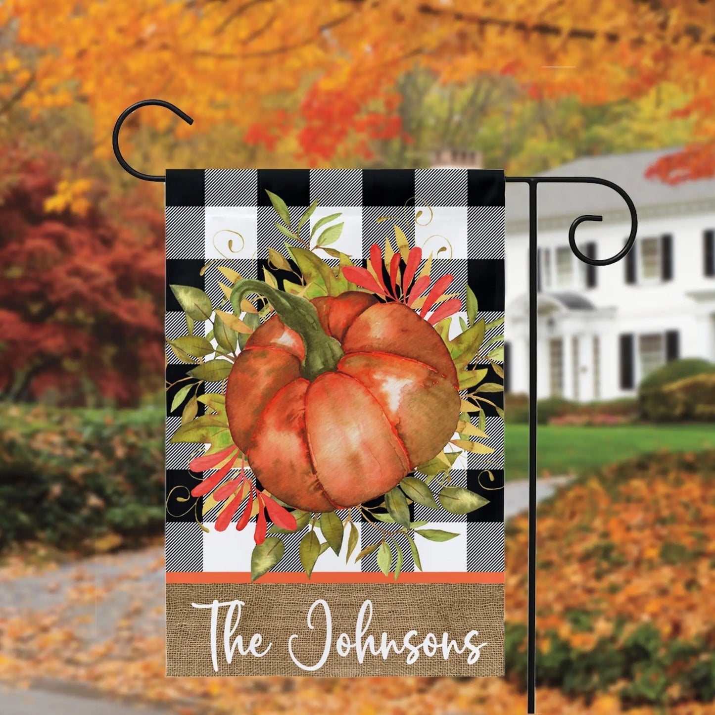 Fall Personalized Garden Yard Flag Amazing Faith Designs