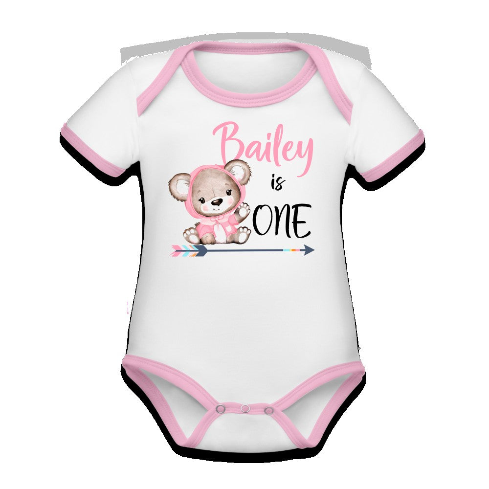 First Birthday,Teddy Bear Theme, Birthday Shirt, 1st Birthday, Personalized Birthday Shirt, Girl Birthday, Birthday Onesie®, Best Seller baby SPOD