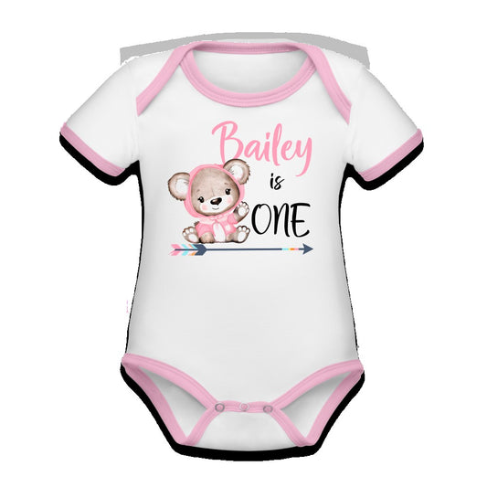 First Birthday,Teddy Bear Theme, Birthday Shirt, 1st Birthday, Personalized Birthday Shirt, Girl Birthday, Birthday Onesie®, Best Seller baby SPOD