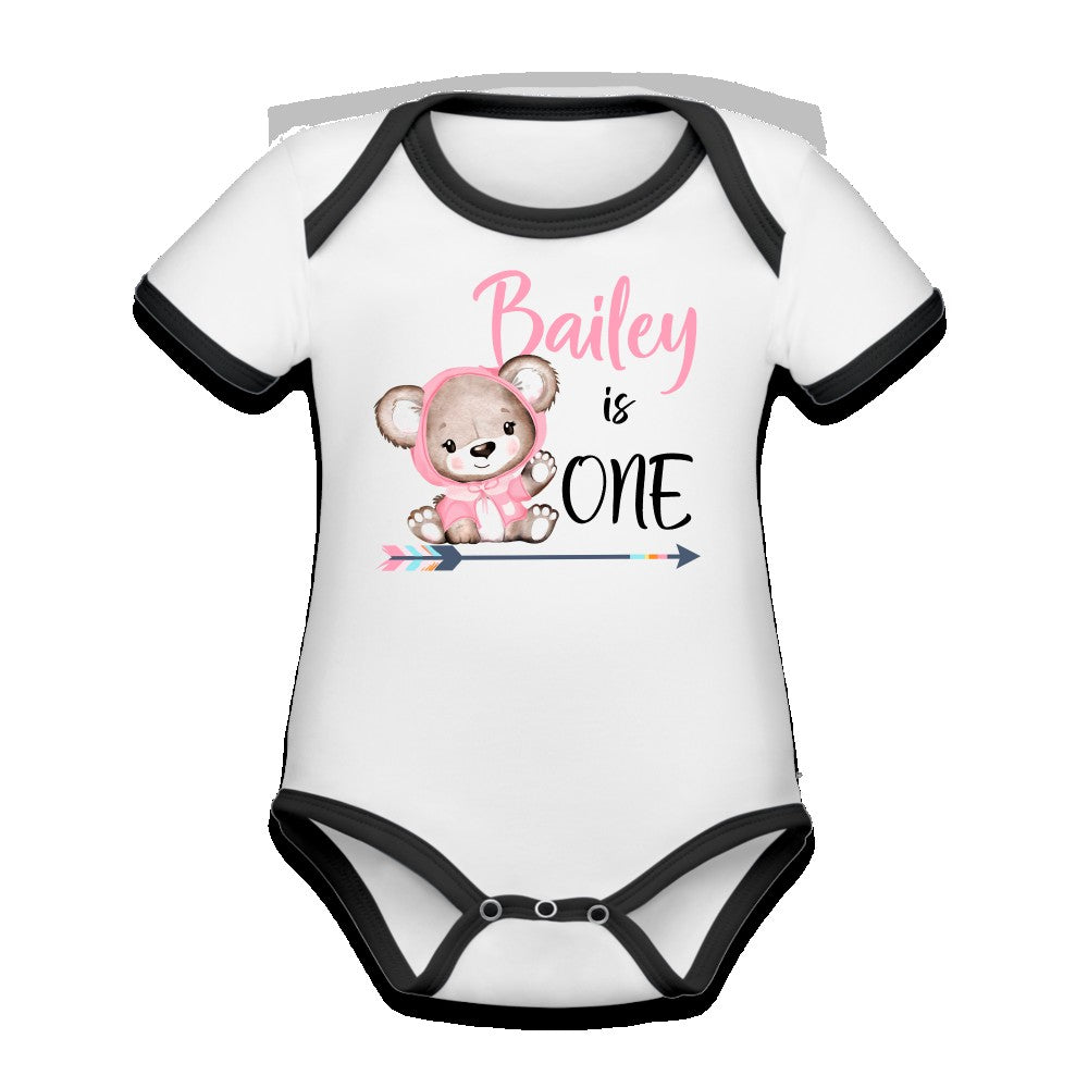First Birthday,Teddy Bear Theme, Birthday Shirt, 1st Birthday, Personalized Birthday Shirt, Girl Birthday, Birthday Onesie®, Best Seller baby SPOD