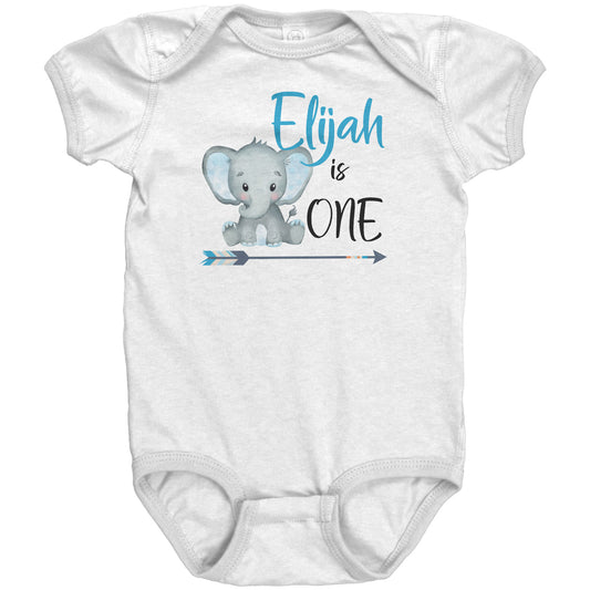 First Birthday, Elephant Theme, Birthday Shirt, 1st Birthday, Personalized Birthday Shirt, Girl Birthday, Birthday Onesie®, Best Seller baby teelaunch