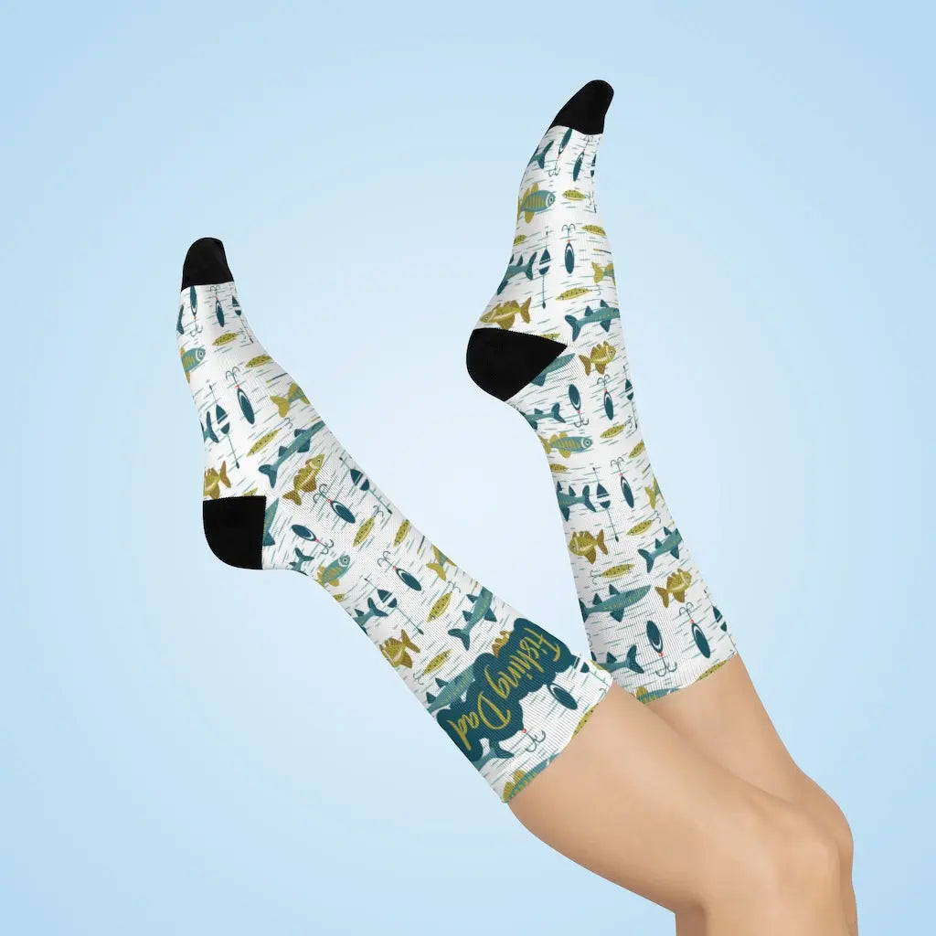 Fishing Dad Men's Socks Printify