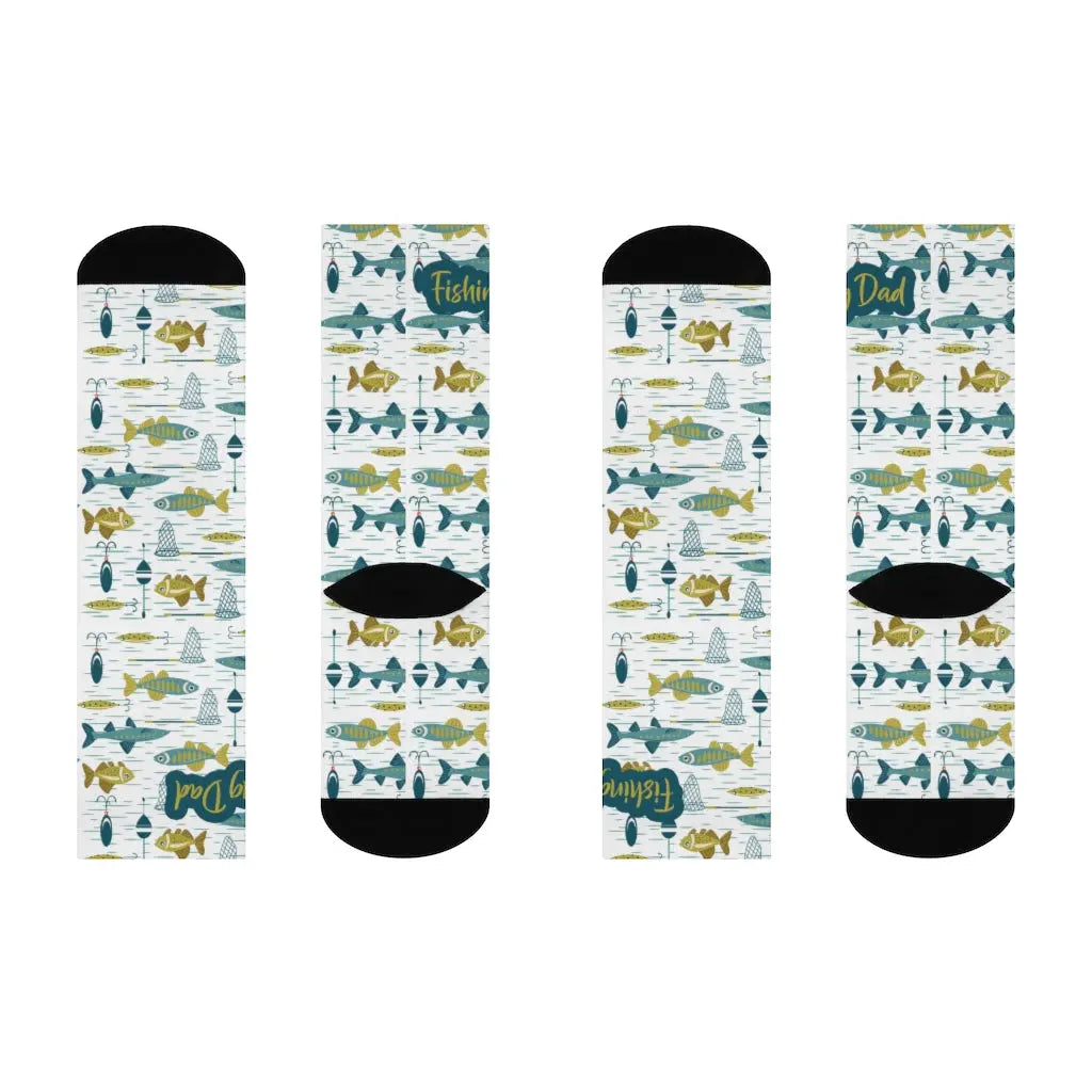 Fishing Dad Men's Socks Printify