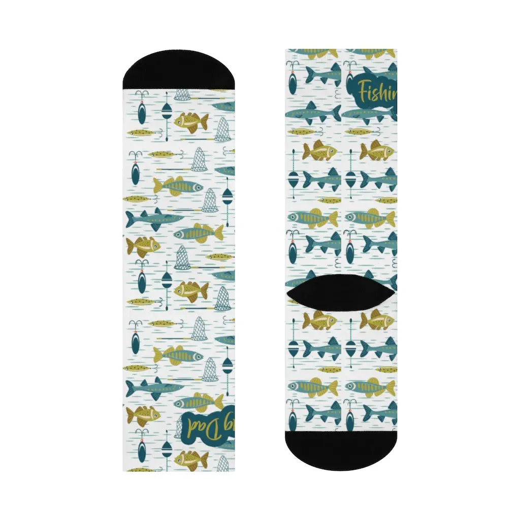 Fishing Dad Men's Socks Printify