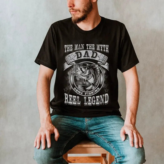 Fishing Dad Men's T-Shirt | Father's Day Gift Printify