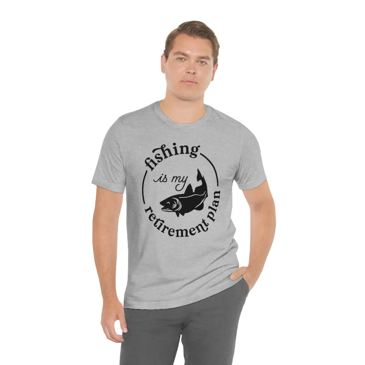 Fishing is My Retirement Plan Unisex T-shirt Printify