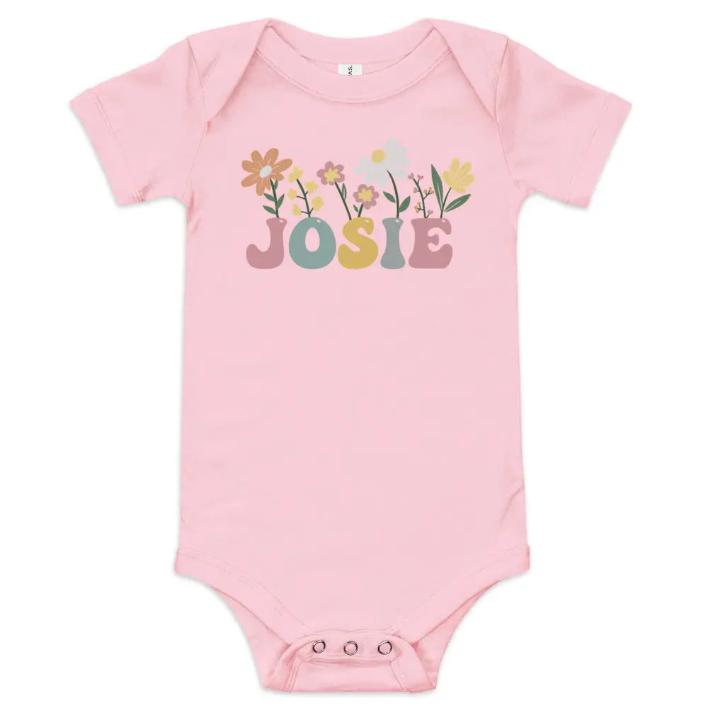 Flower Name Onesie | Mommy and Me Matching Amazing Faith Designs