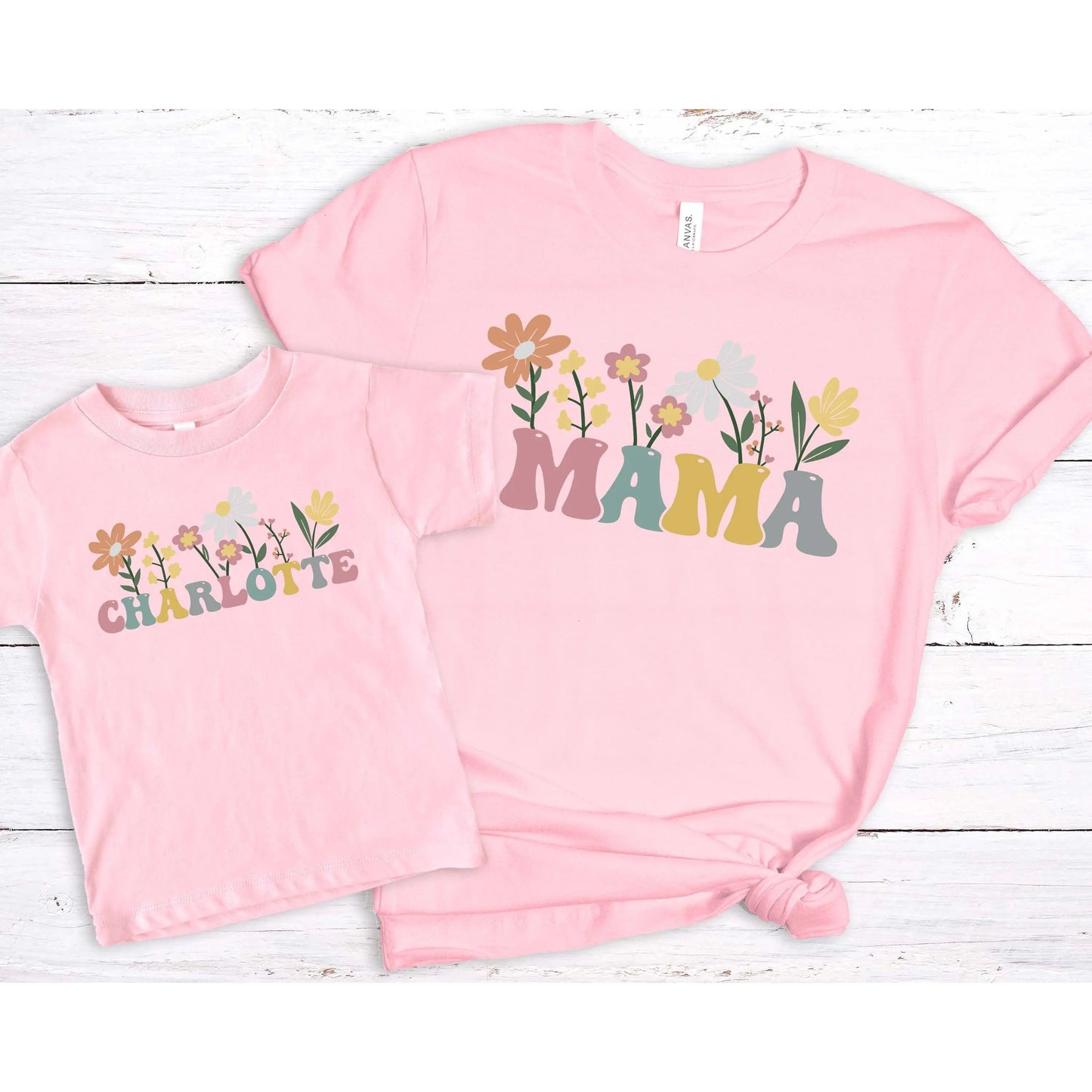 Flower Name Personalized T-Shirts (Youth Sizes) Amazing Faith Designs