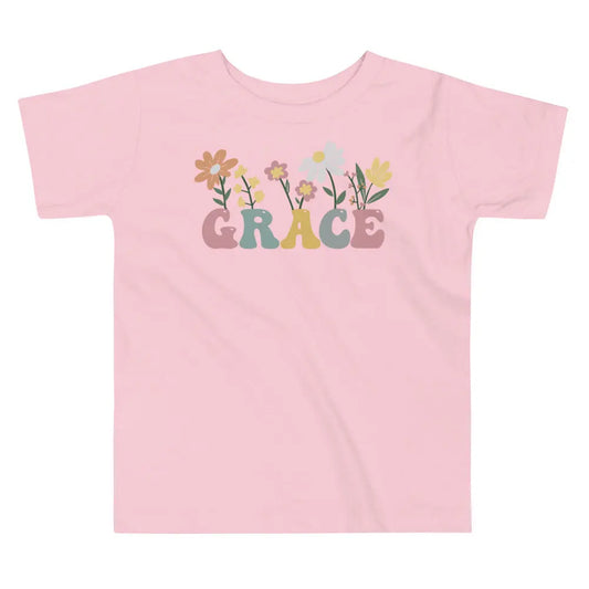 Flower Name Toddler Shirt | Mommy and Me Matching Shirts Amazing Faith Designs