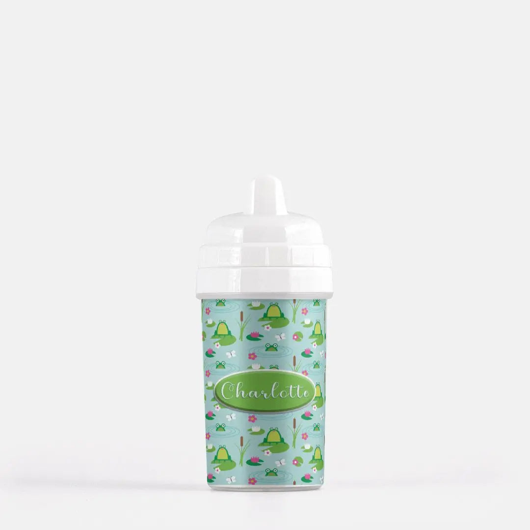 Frog Sippy Cup - Personalized Amazing Faith Designs