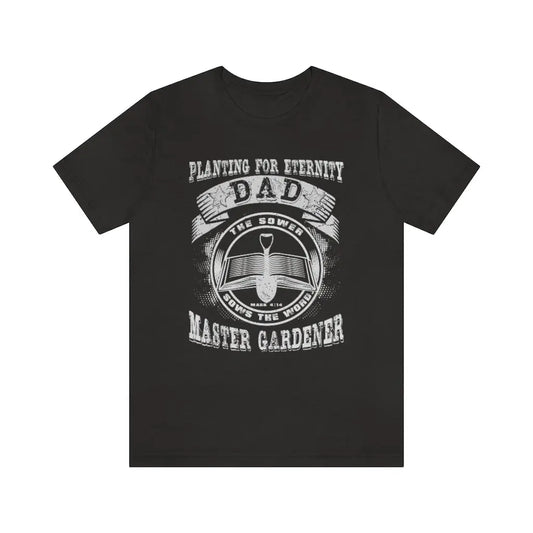 Gardening Dad Sower Scripture Men's T-shirt Printify