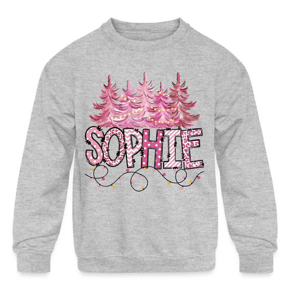 Girls Name Christmas Sweatshirt - Personalized Sweatshirt SPOD