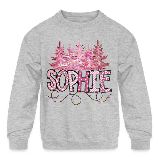 Girls Name Christmas Sweatshirt - Personalized Sweatshirt SPOD