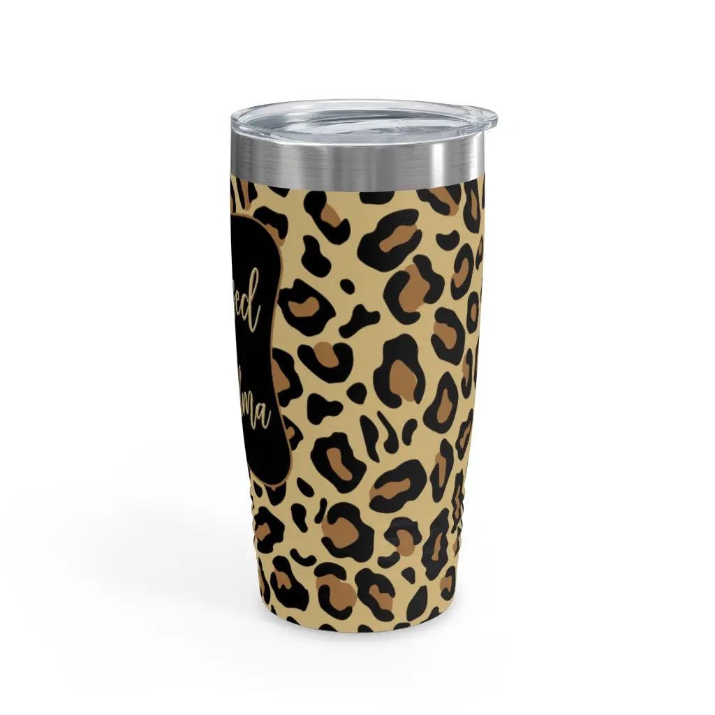 Grandma Leopard Ringneck Tumbler, 20oz Printify