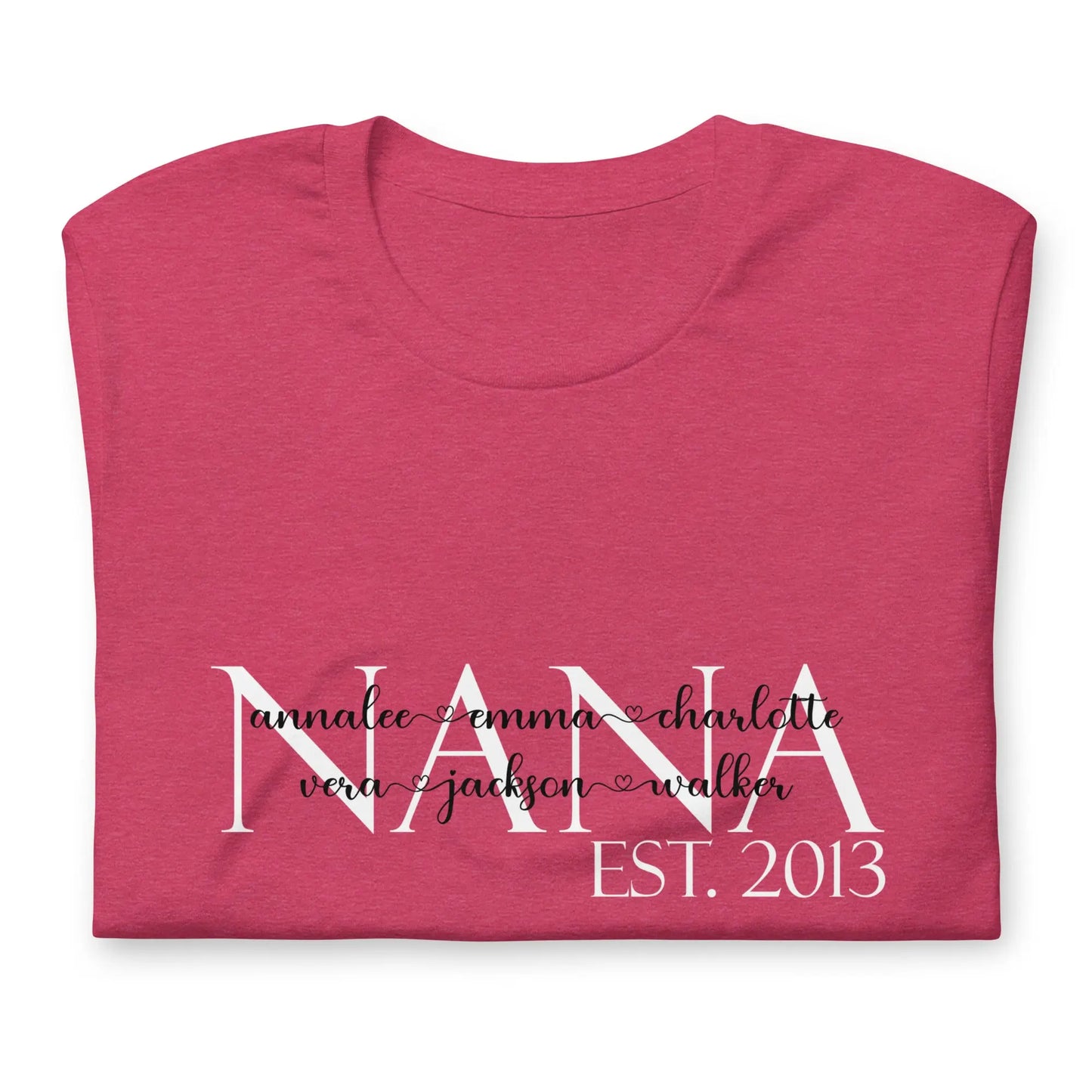Grandma Personalized Grandkids t-shirt | Mimi, Nana, Mama, Gigi Amazing Faith Designs