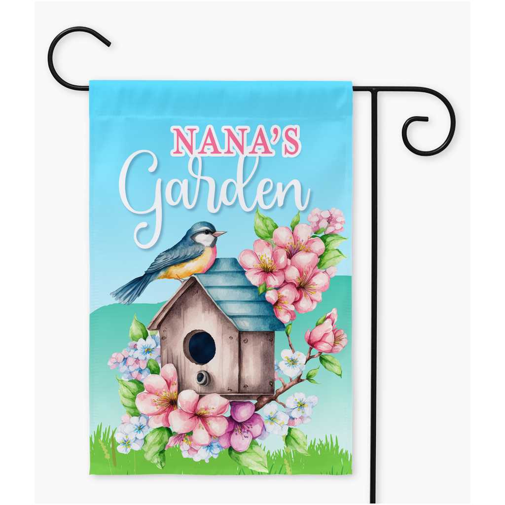 Grandma's Birdhouse Garden Flag Amazing Faith Designs