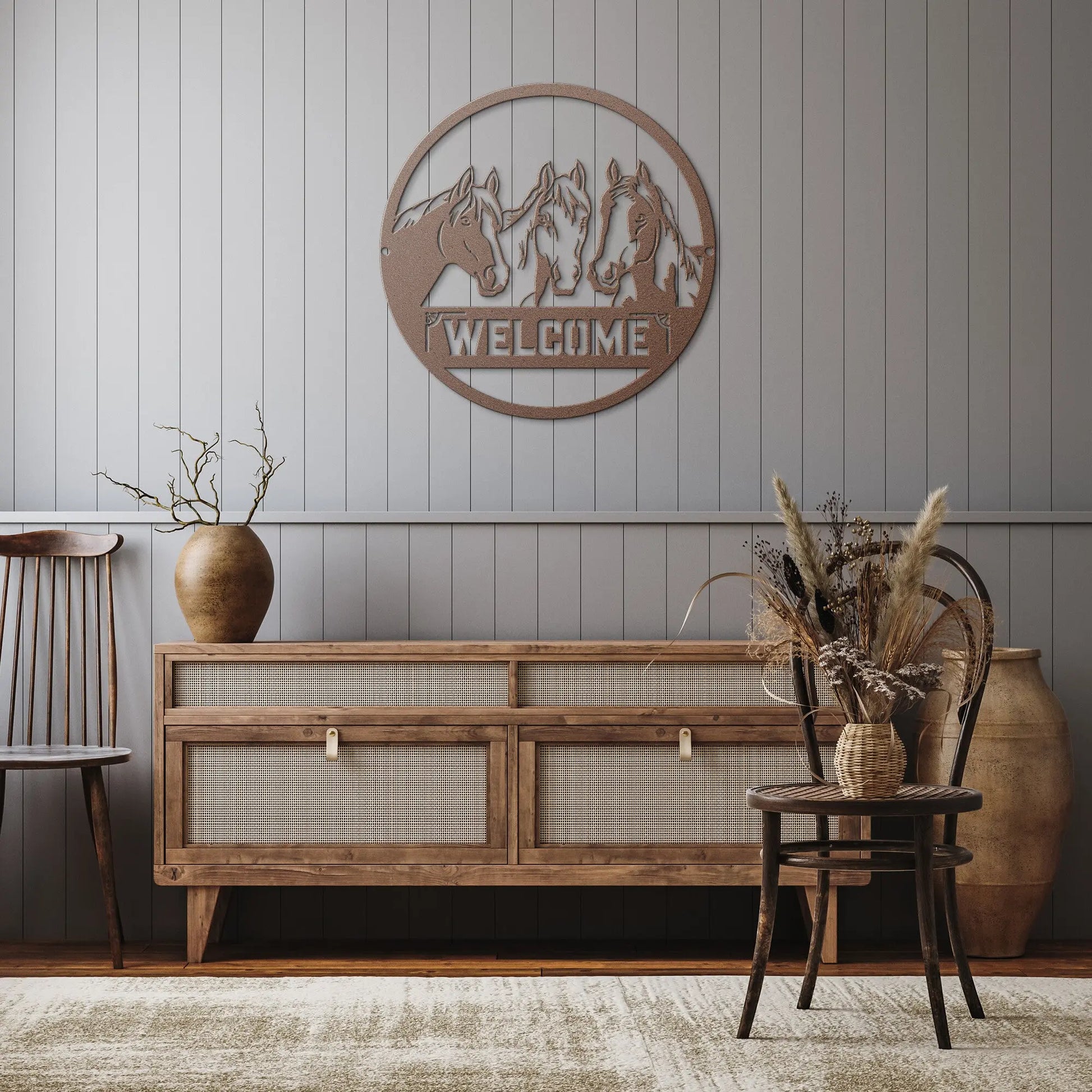 Horse Welcome Metal Sign, Horse Farm Sign teelaunch