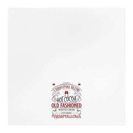 Hot Cocoa Christmas Kitchen Tea Towel, Holiday Kitchen Towel, Christmas Dish Towel, Cute Christmas Kitchen Towel Printify