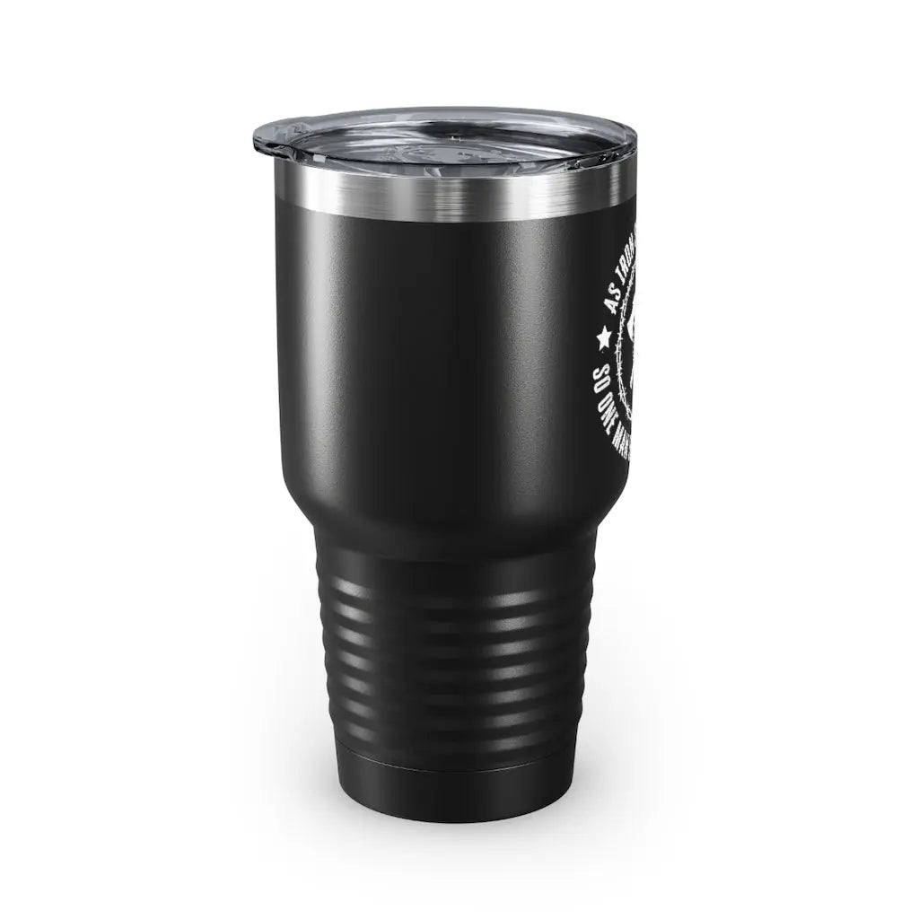 Iron Sharpens Iron Dad Ringneck Tumbler, 30oz Printify