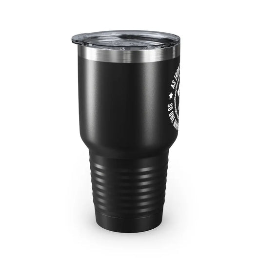Iron Sharpens Iron Dad Ringneck Tumbler, 30oz Printify