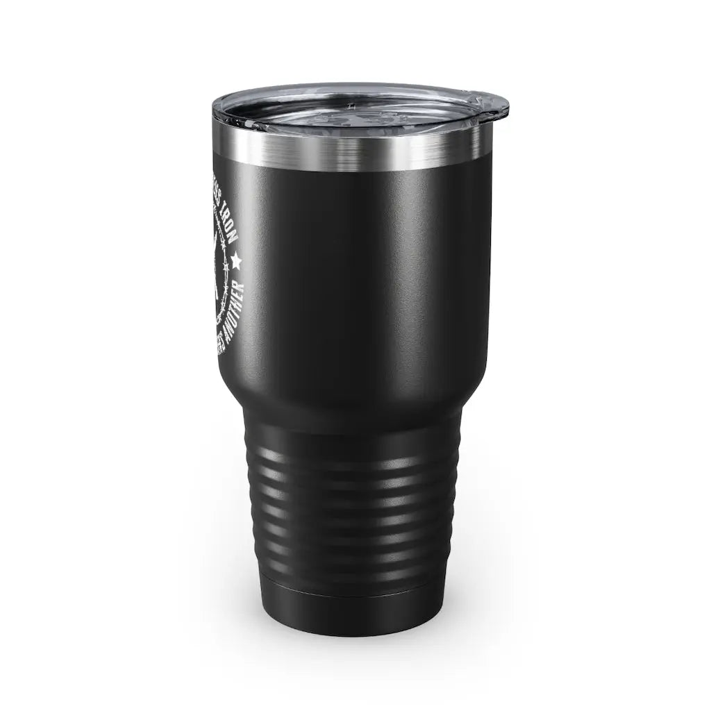 Iron Sharpens Iron Dad Ringneck Tumbler, 30oz Printify