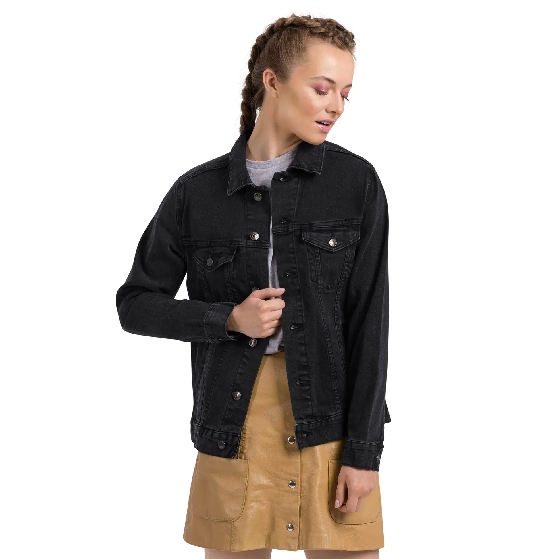 It is Well With My Soul Embroidered Denim Jacket Amazing Faith Designs