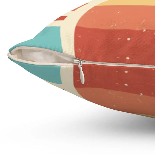 It's Morning Day! Spun Polyester Square Pillow Printify