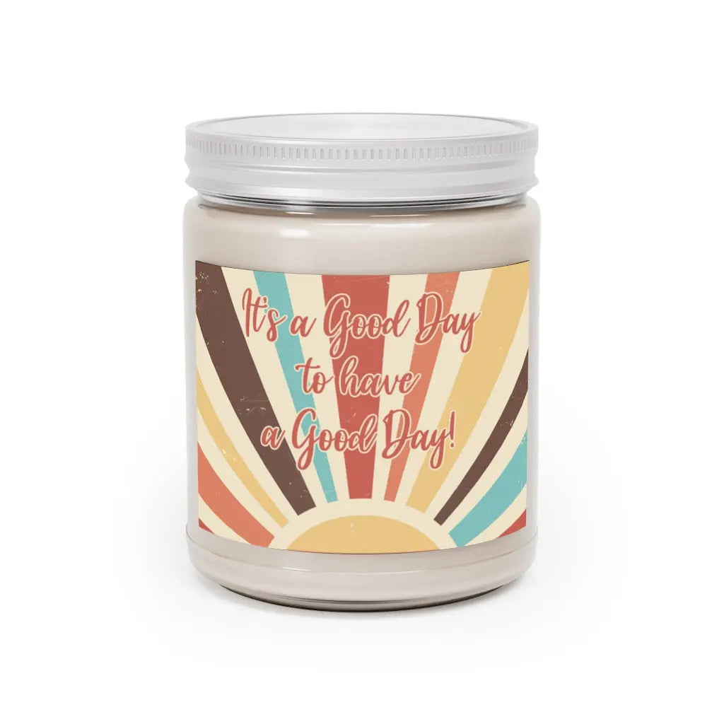 It's a Good Day Retro Scented Aromatherapy Candle 9oz Printify
