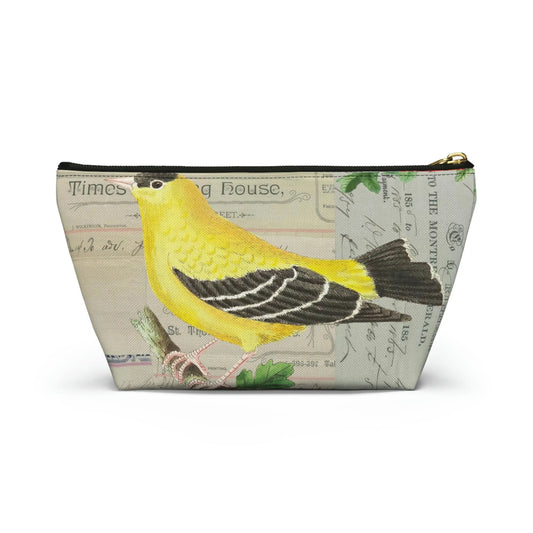 Lord Will Keep You Makeup Accessory Pouch w T-bottom - Vintage Birds Printify