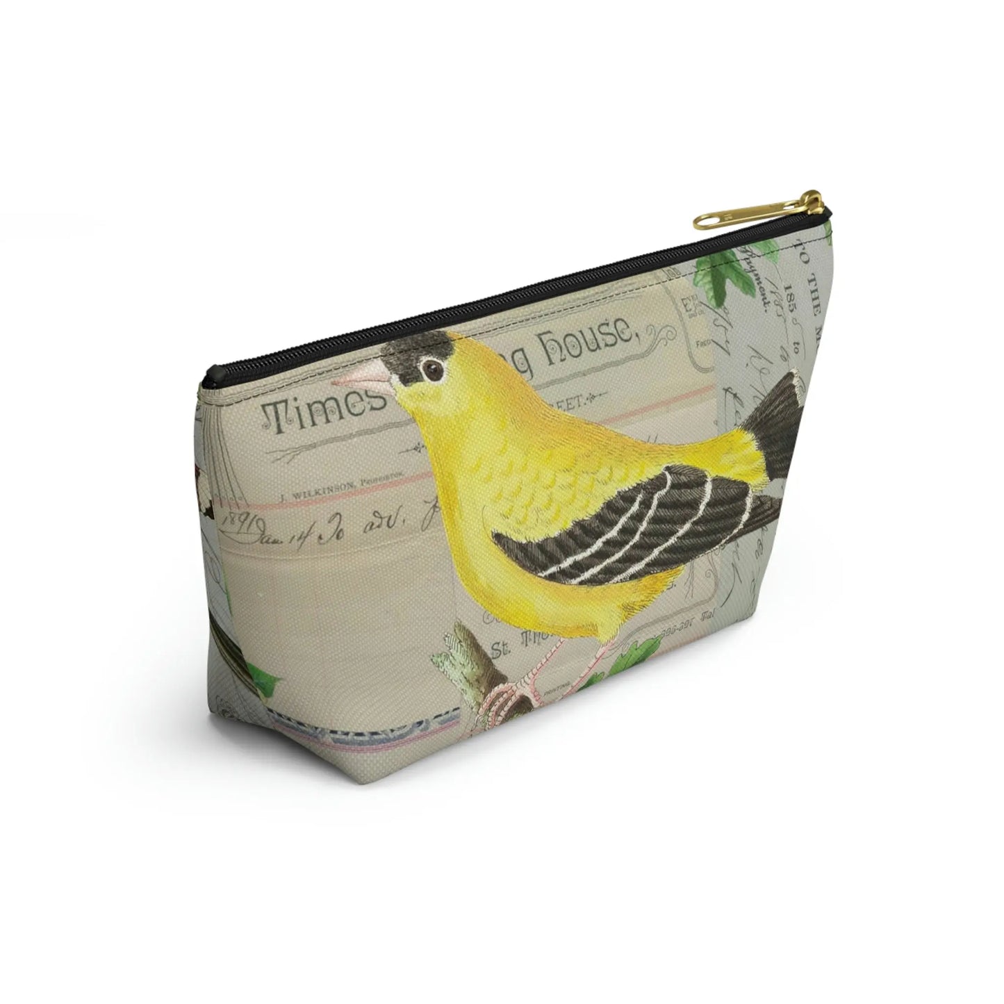 Lord Will Keep You Makeup Accessory Pouch w T-bottom - Vintage Birds Printify