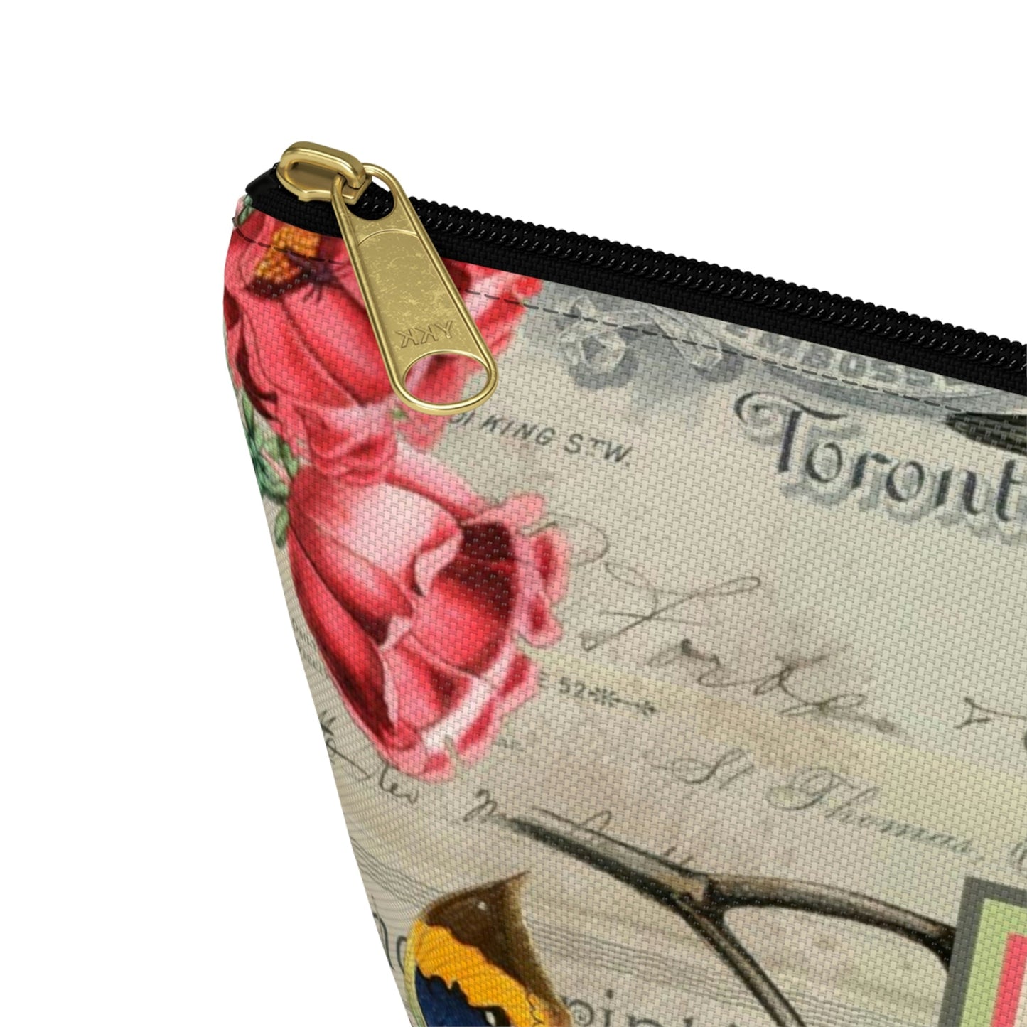 Lord Will Keep You Makeup Accessory Pouch w T-bottom - Vintage Birds Printify