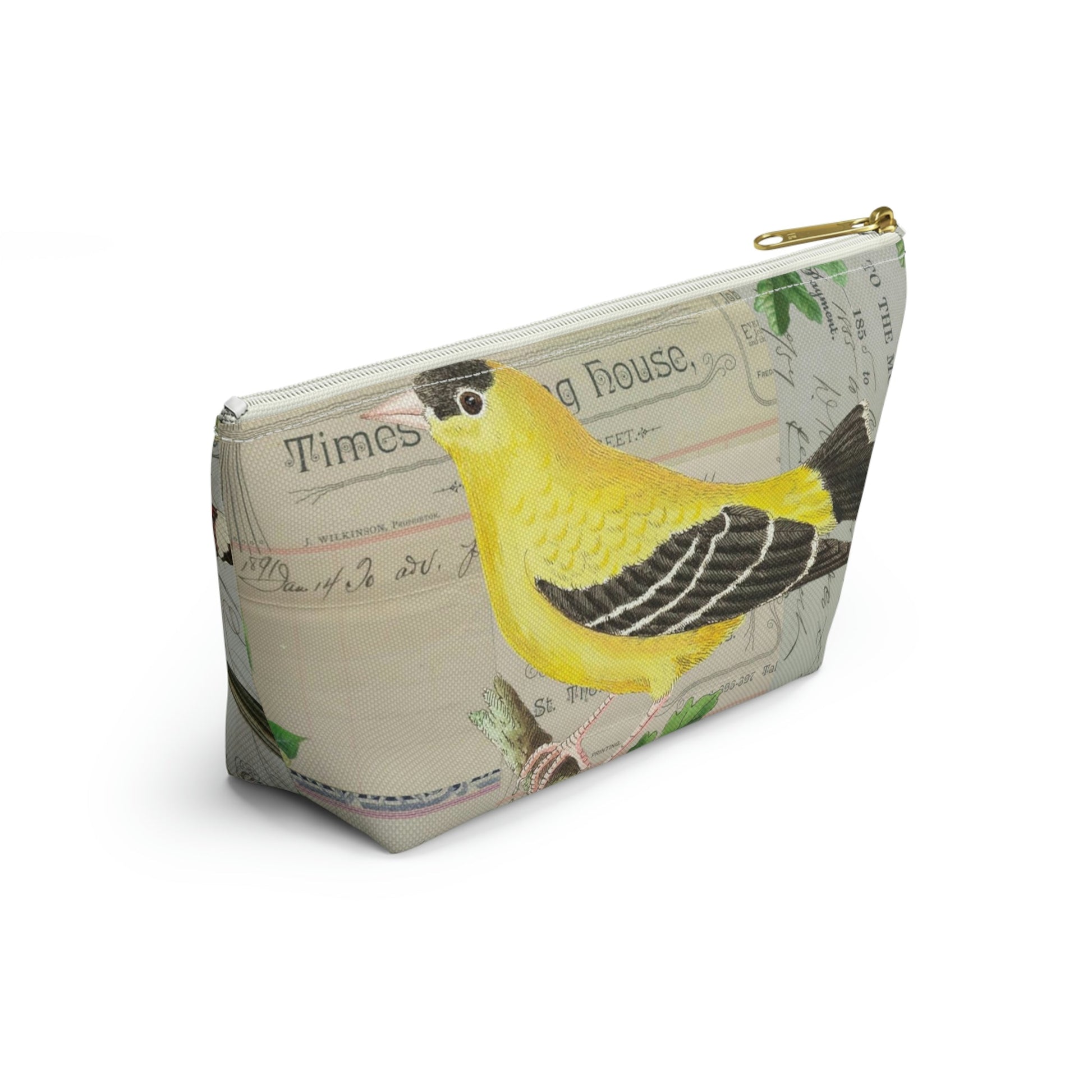 Lord Will Keep You Makeup Accessory Pouch w T-bottom - Vintage Birds Printify
