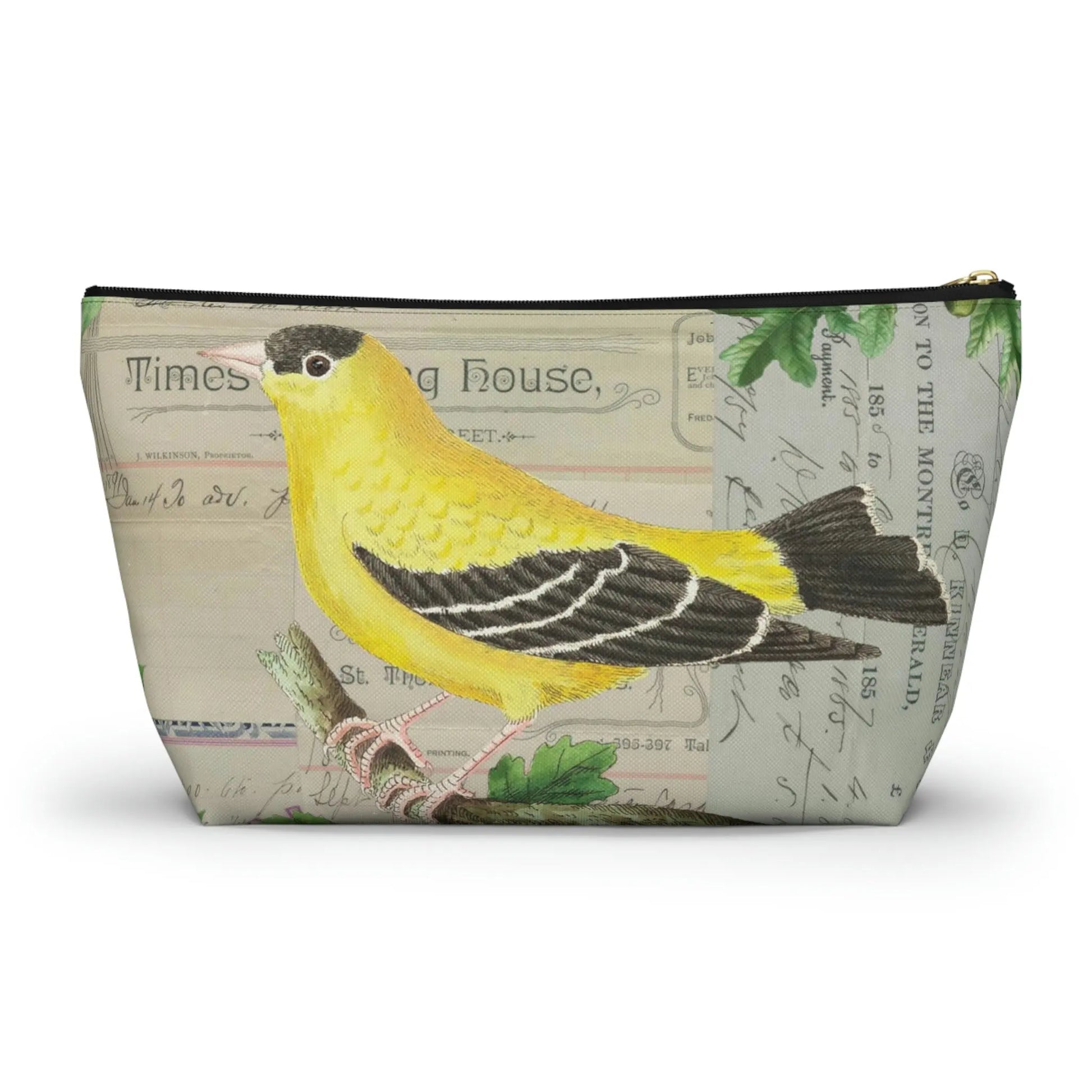 Lord Will Keep You Makeup Accessory Pouch w T-bottom - Vintage Birds Printify