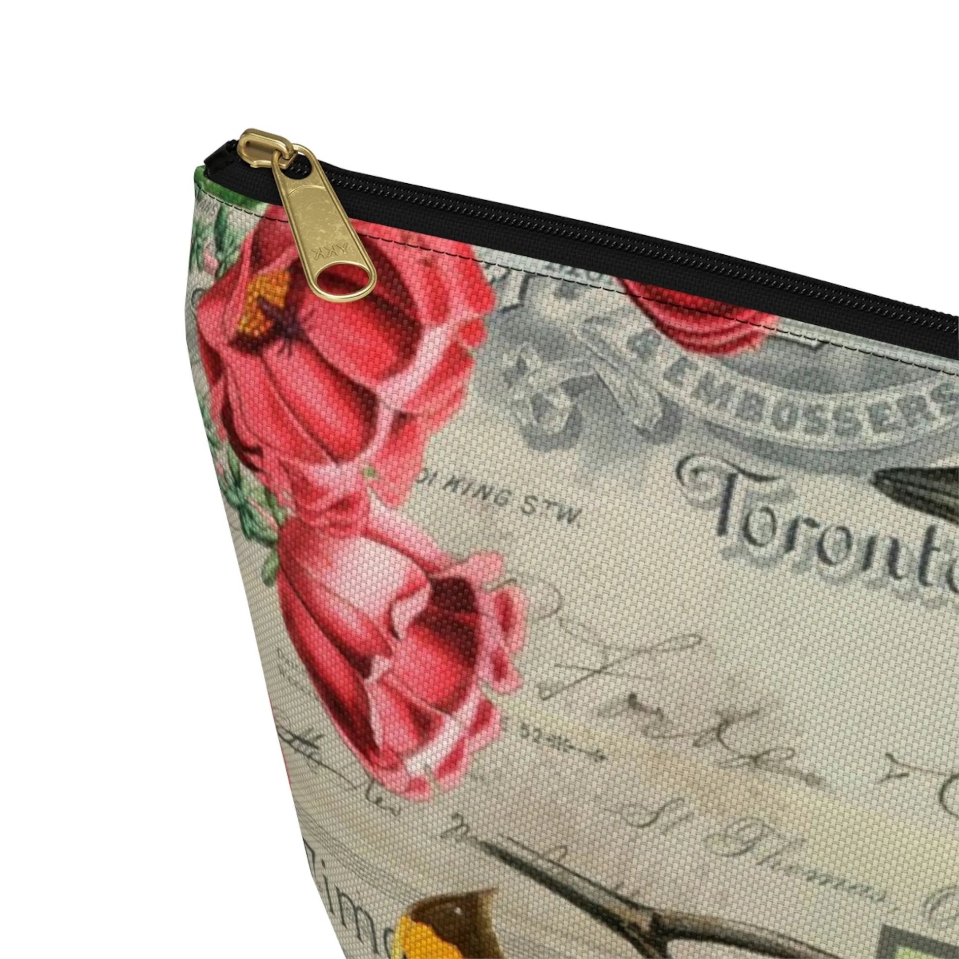 Lord Will Keep You Makeup Accessory Pouch w T-bottom - Vintage Birds Printify