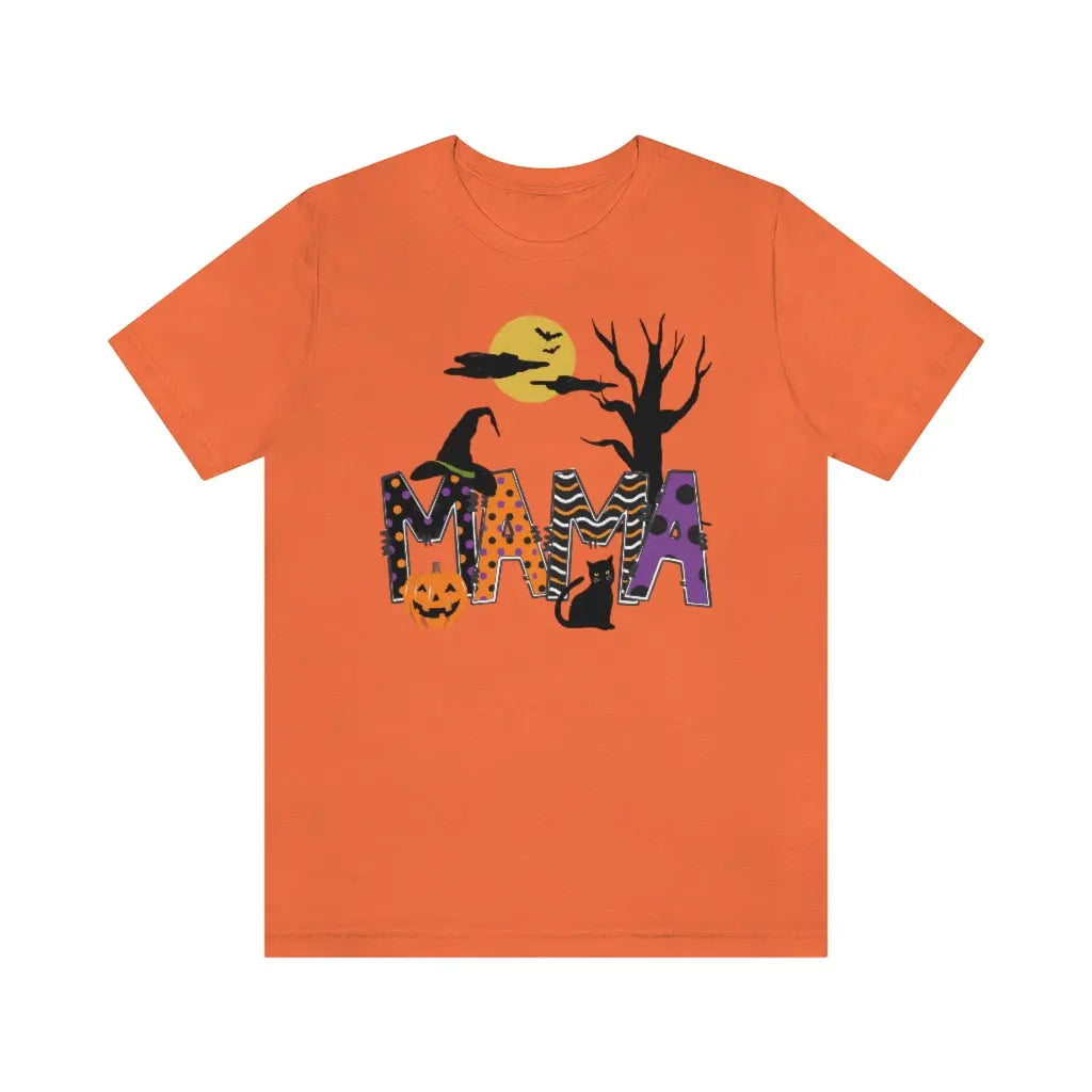 Mama Halloween Shirt, Fall T-Shirts, Pumpkin T-Shirt, Halloween Mom Shirts, Pumpkin Shirts, Womens Fall Shirts, Cute Witch Shirt Printify