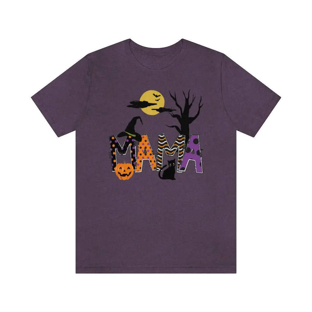 Mama Halloween Shirt, Fall T-Shirts, Pumpkin T-Shirt, Halloween Mom Shirts, Pumpkin Shirts, Womens Fall Shirts, Cute Witch Shirt Printify