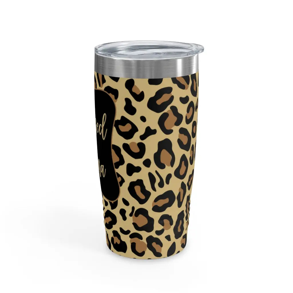 Mama Leopard Ringneck Tumbler, 20oz Printify