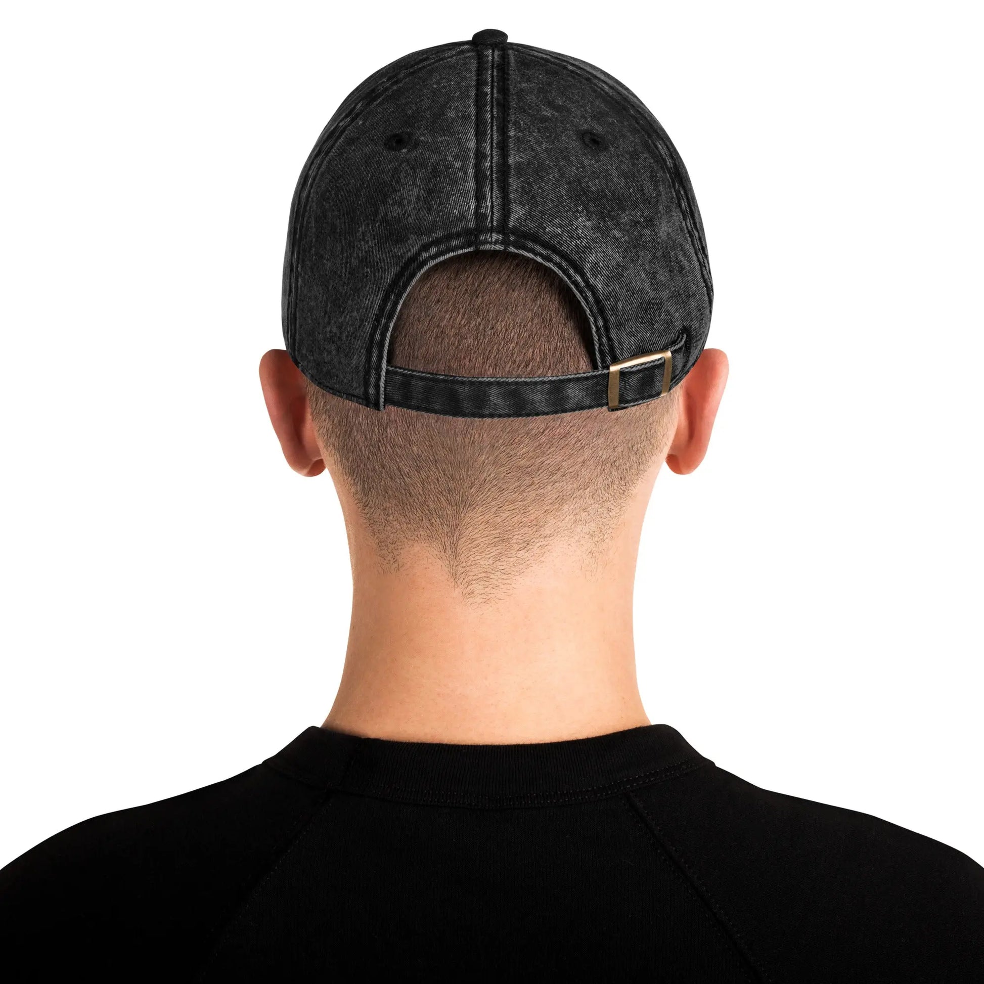Man of Faith Vintage Denim Cap Amazing Faith Designs