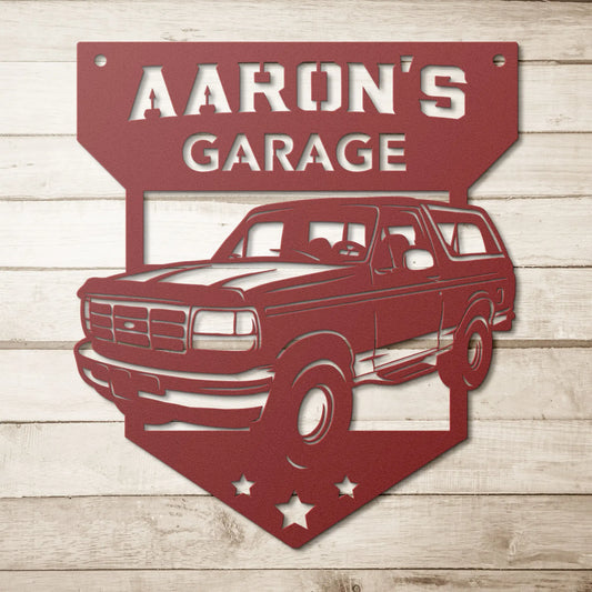 Metal Car Sign, Car Signs for Garage, Car Name Sign, Classic Car Sign, Garage Metal Sign, Man Cave Sign, Mechanic Gifts, Work Shop - Personalized teelaunch